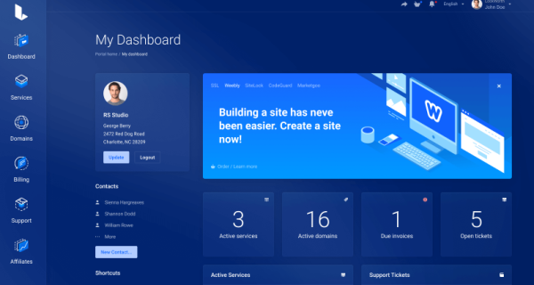 Lagom WHMCS Client Theme - Image 2