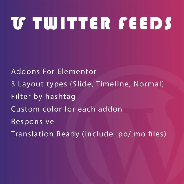 Twitter Feeds for Elementor WordPress Plugin