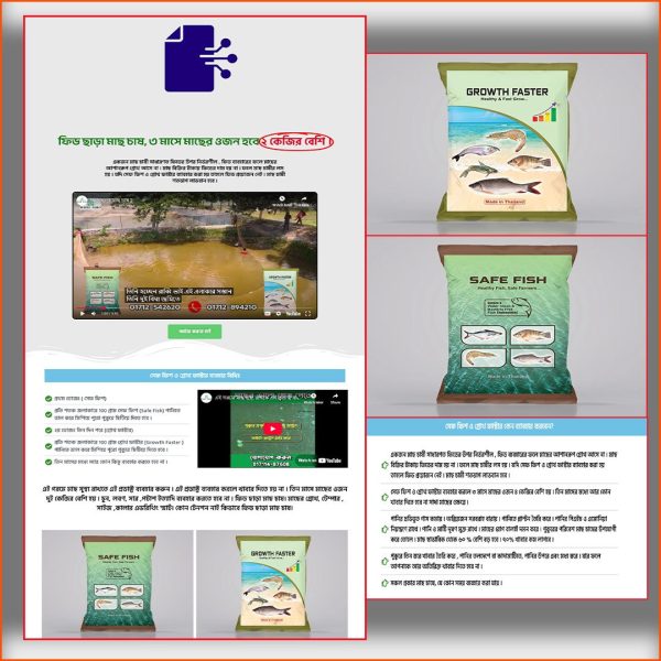 Safe Fish - Cartflows Landing Page