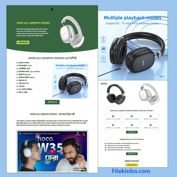 Headphone - Cartflows Landing Page